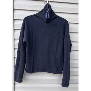 Fjall Blue Cable Knit  Funnel Turtleneck Women's Sweater Top L XL